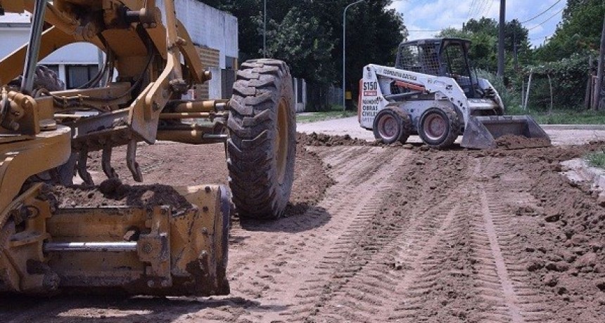 Retomaron las obras en el barrio Ameghino