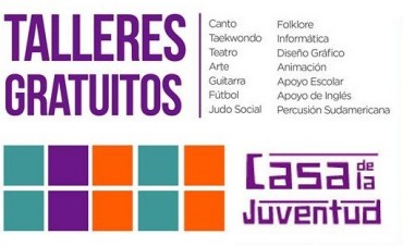 Inscripción abierta para los talleres de la "Casa de la Juventud"