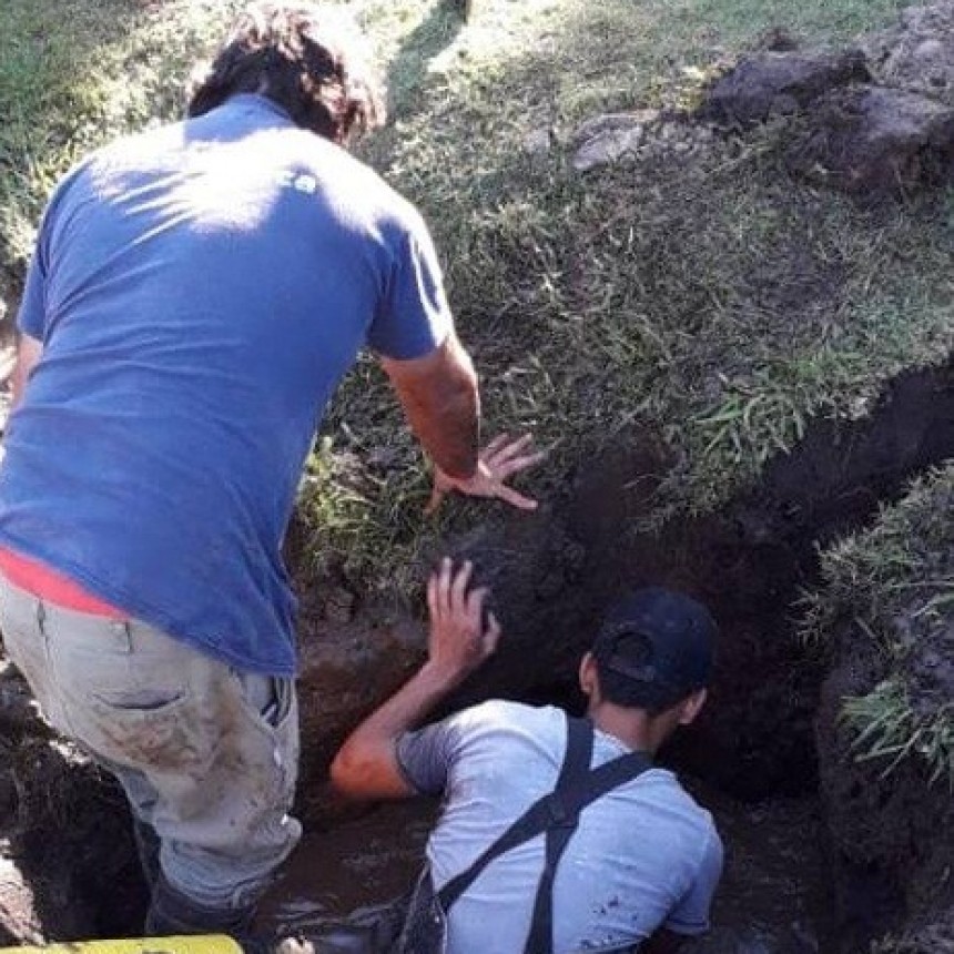 Repararon la red de agua potable en el Barrio Luna