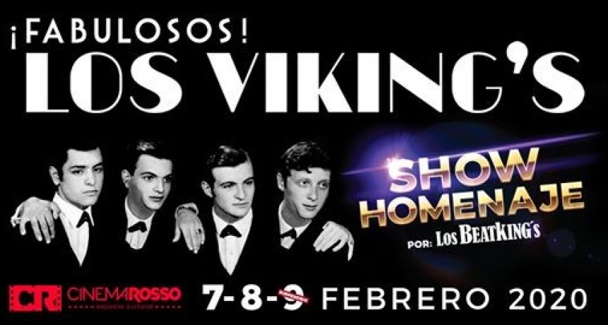 Show homenaje a Los Viking´ s en Cinema Rosso