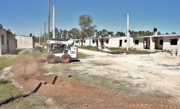 Construcción de viviendas sociales en Olivera