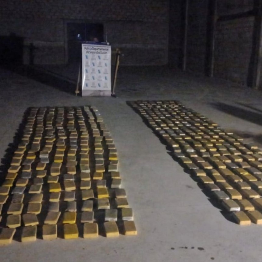 Golpe al narcotráfico: incautan 312 kilos de marihuana tras un operativo en barrio San Pedro