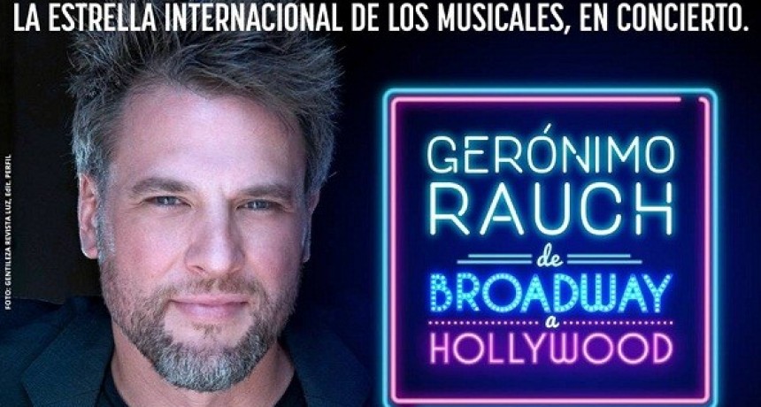 Gerónimo Rauch se presentará en el Trinidad Guevara