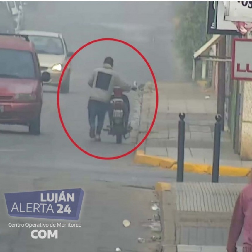 Con intervención del COM, detienen a un sujeto que había robado una moto