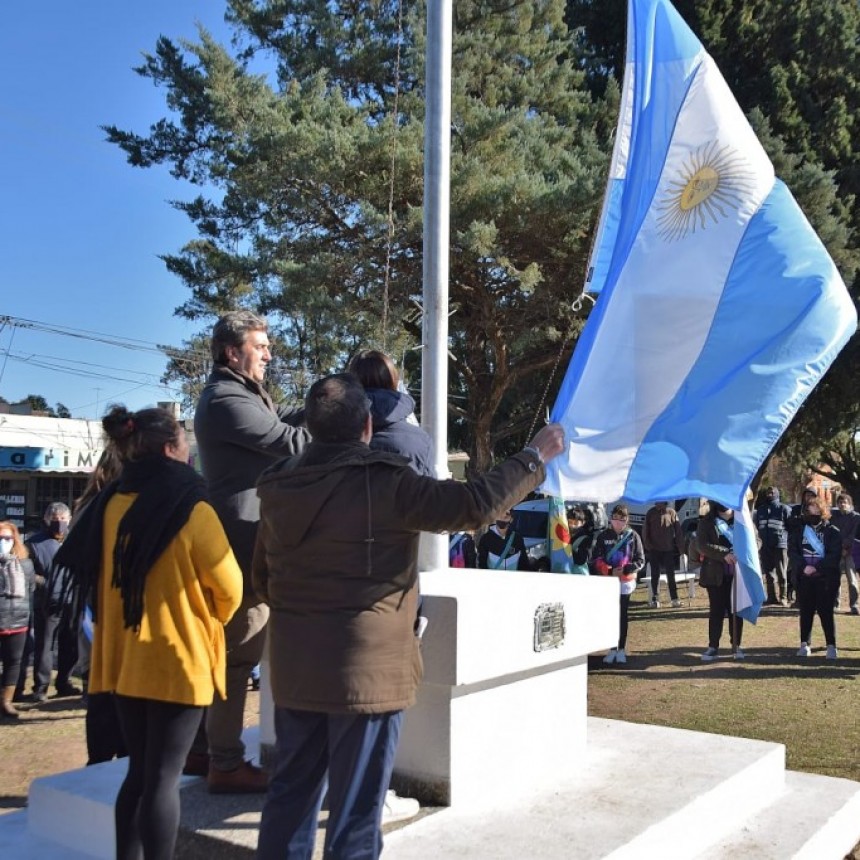Se conmemoró en Cortínez el Día de la Afirmación de los Derechos Argentinos sobre las Malvinas, Islas y Sector Antártico
