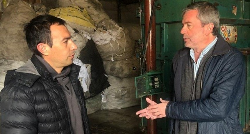 Fernando Casset visitó la Cooperativa "Usina Eco"