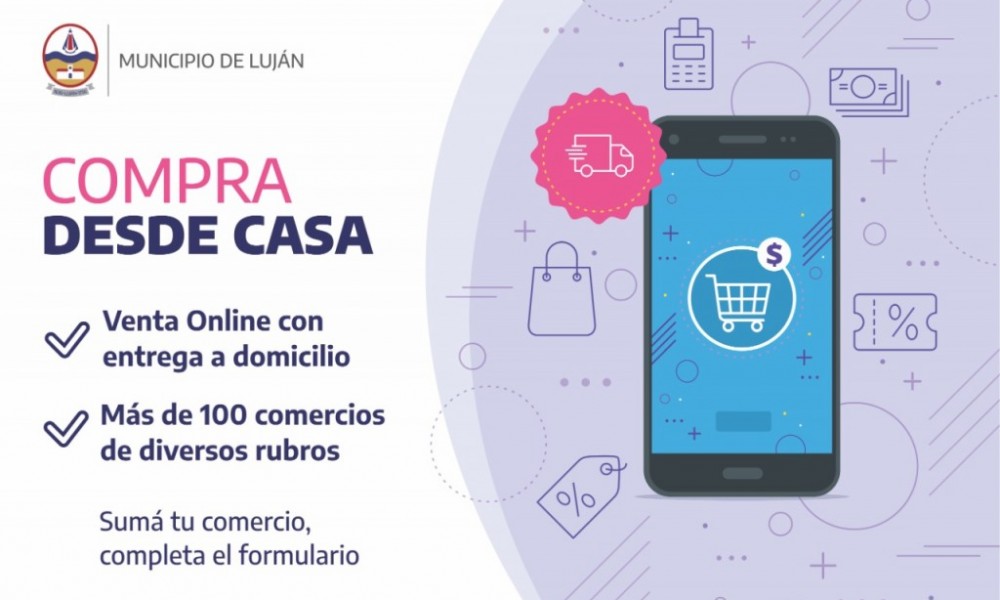 Comercios promueven la venta online con entrega a domicilio