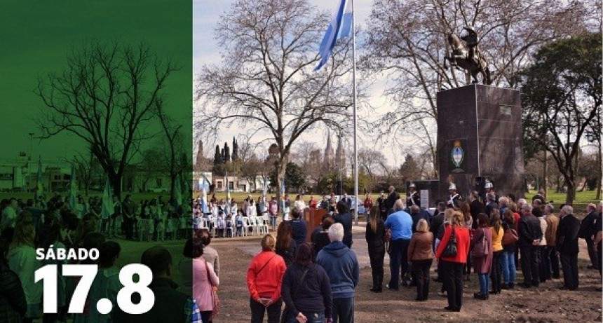 Acto homenaje al General José de San Martín