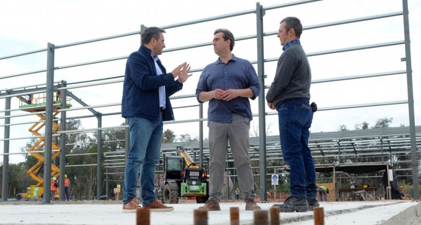 El Intendente y el Ministro Cabandié recorrieron las obras del Centro Ambiental de Luján