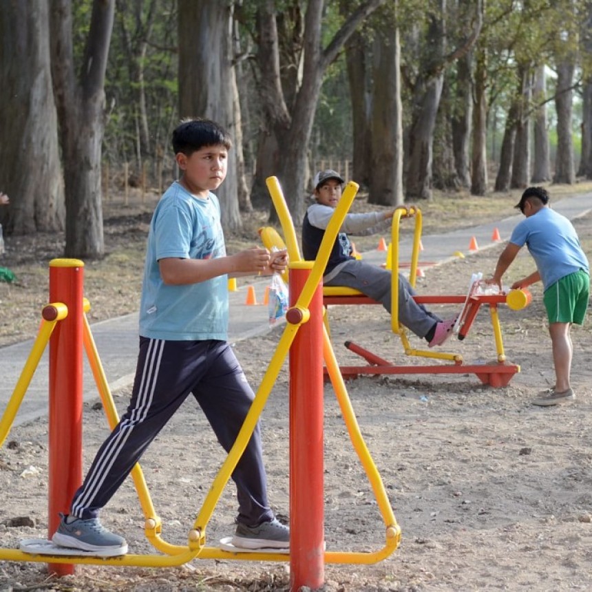Con diversas actividades, se inauguró el nuevo sendero aeróbico de Open Door