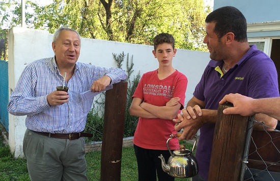 Miguel Prince sigue con su campaña y estuvo en Pueblo Nuevo