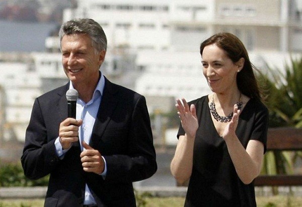 Mauricio Macri y María Eugenia Vidal, ganadores en Luján