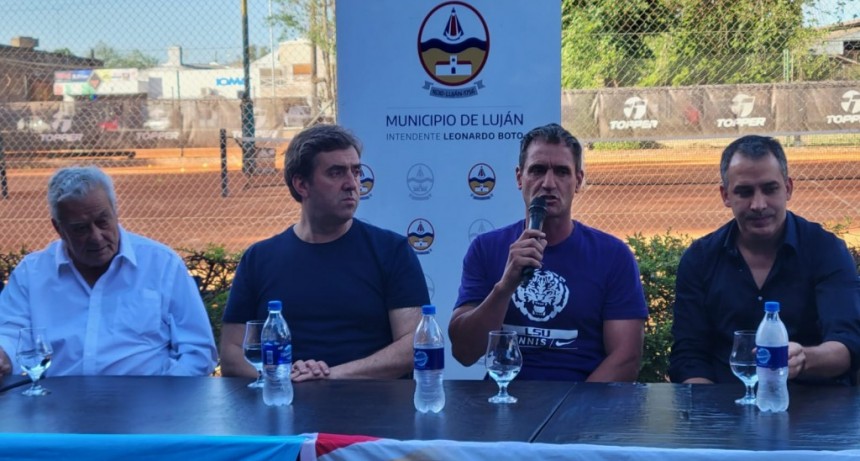 Tenis: por primera vez Luján será sede de un torneo de ATP