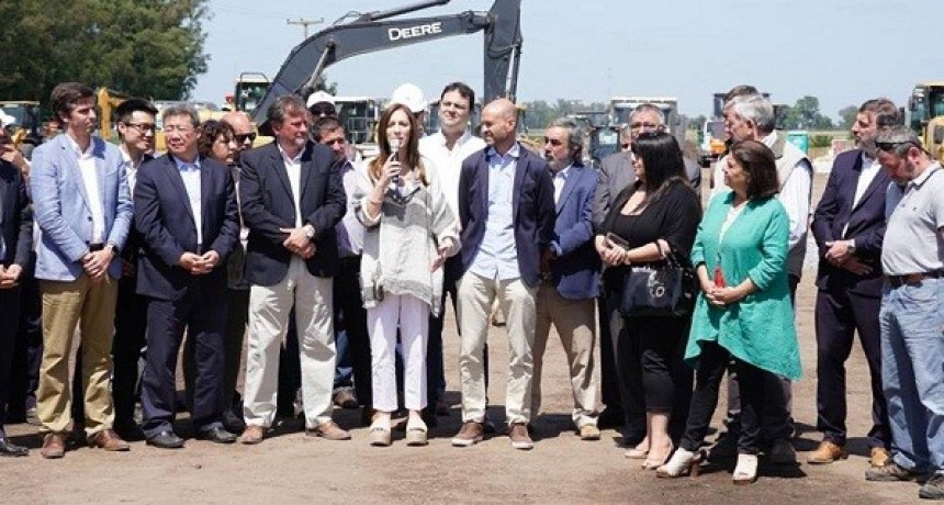 Luciani, presente en el inicio de la nueva etapa de la Autopista Mercedes-Bragado