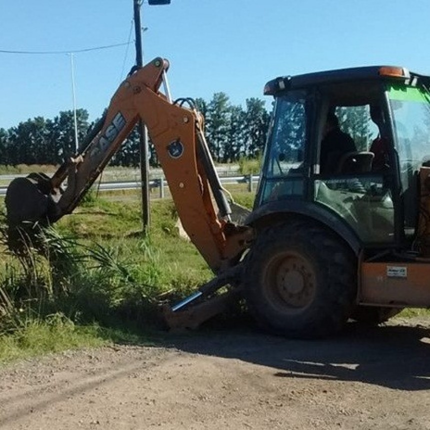 Trabajos en las calles del barrio Luna