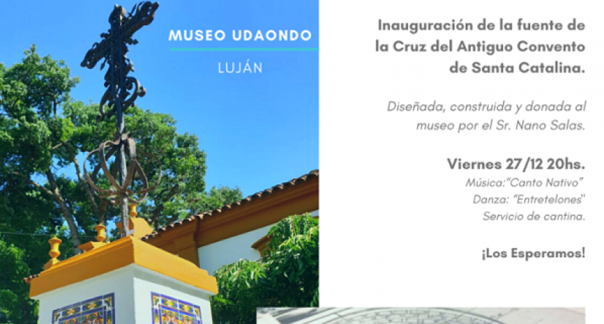 Inauguran la Fuente de la Cruz del Antiguo Convento de Santa Catalina